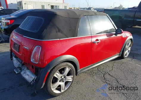2006 Mini Cooper S из США, поврежденный, VIN WMWRH33526TK57626